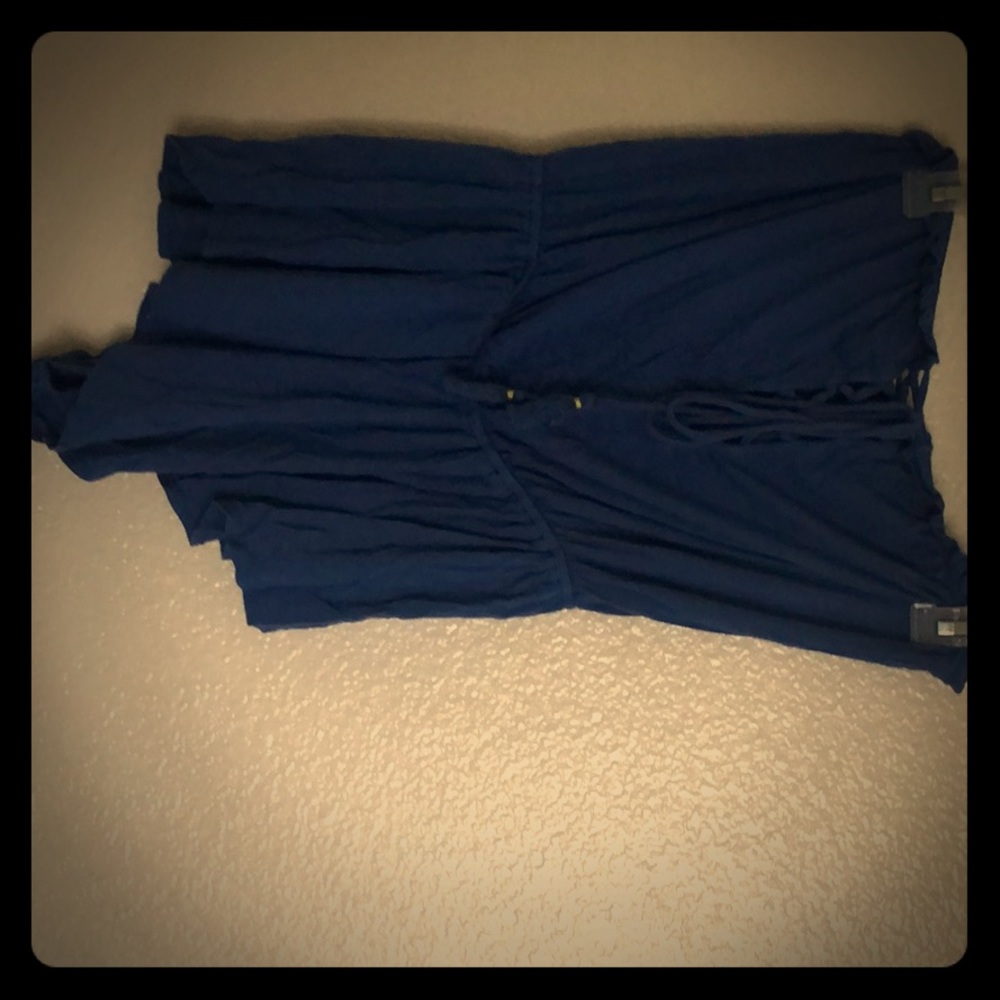 A blue romper